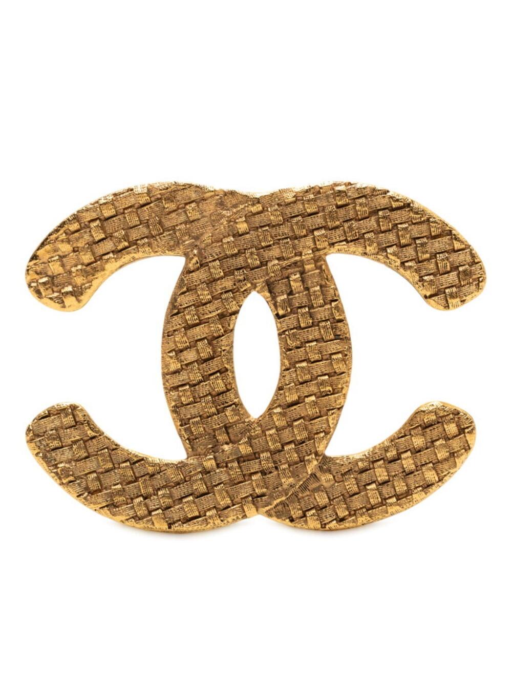Chanel Cc Logo Brooch Metal #228956C91B
